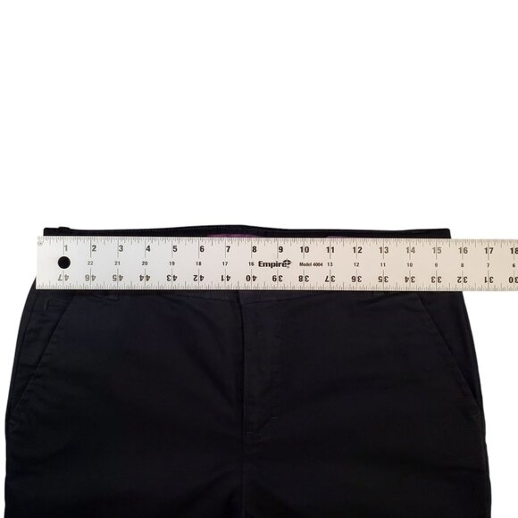Gloria Vanderbilt Amanda Fit Pants Womens Size 8 Black High Waist Straight Leg - Picture 8 of 12